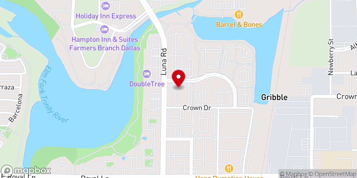Map showing location of Mar Thoma Church of Dallas - Farmers Branch