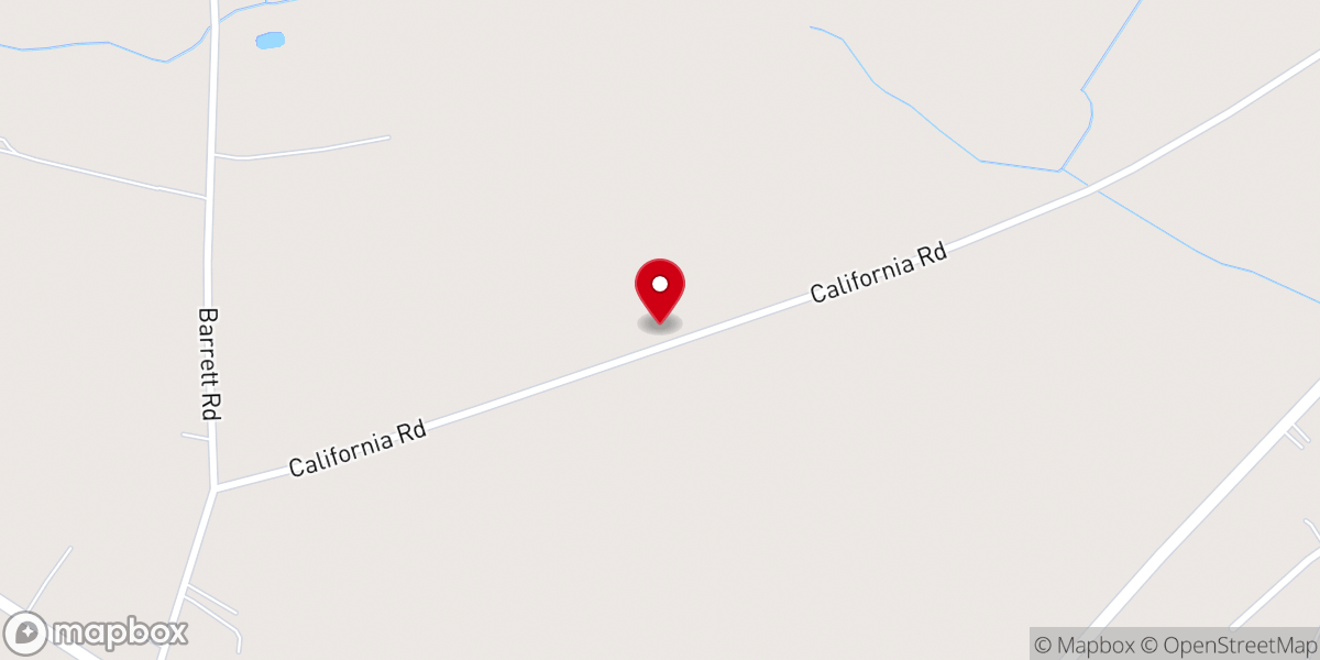 Map showing location of Union Grove Free Will Baptist