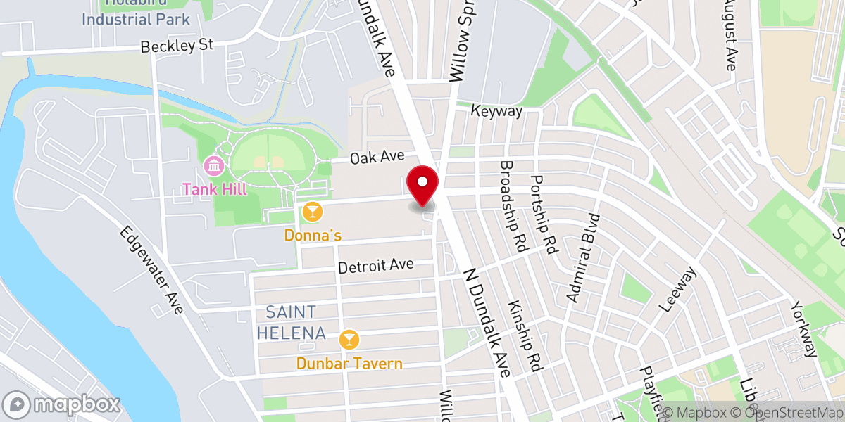 Map showing location of Saint Timothys Evangelical Lutheran Church