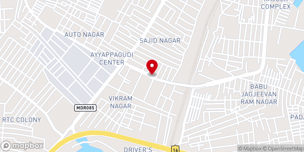Map showing location of Apostolic Fellowship Church