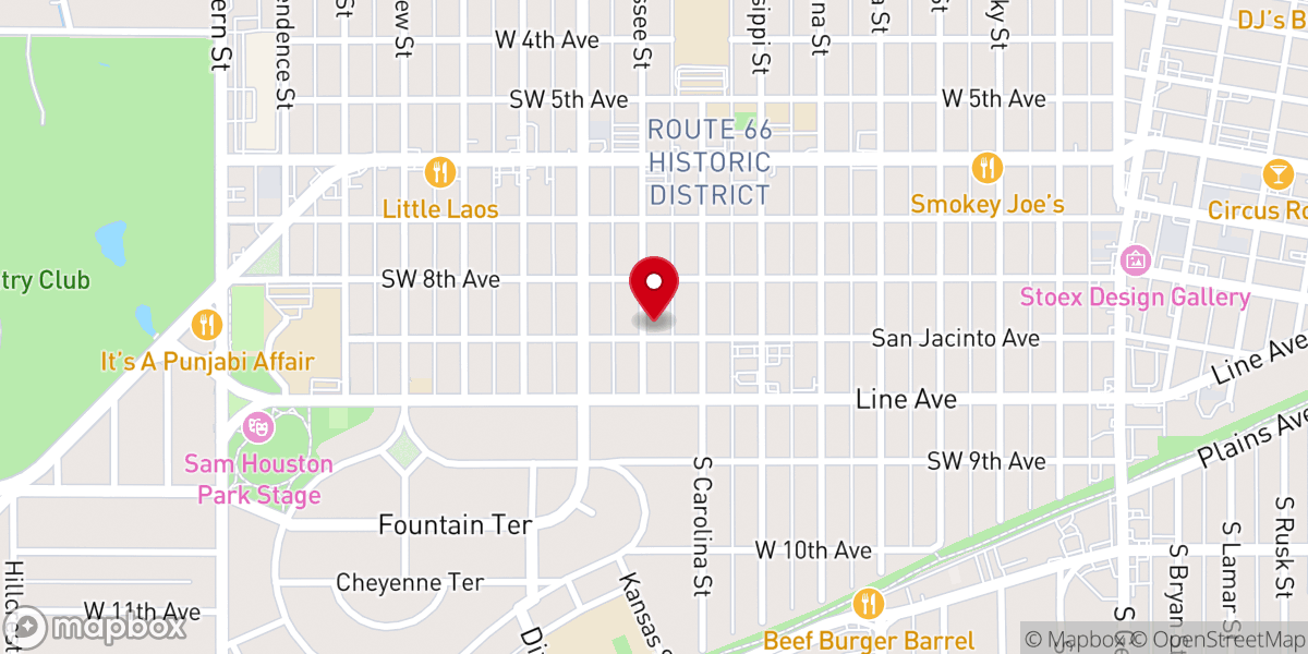 Map showing location of Greater Love Temple