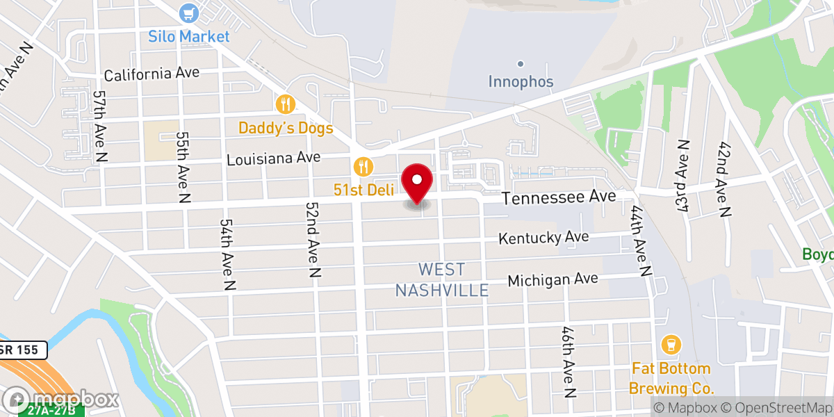 Map showing location of Hope Community Church