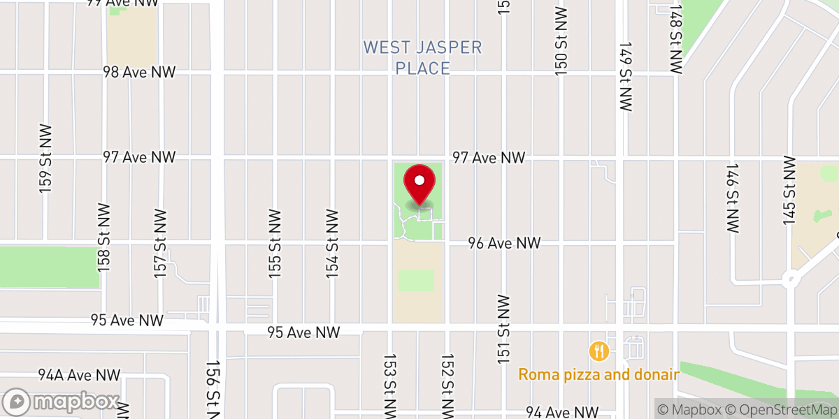 Map showing location of Filipino International Baptist Church