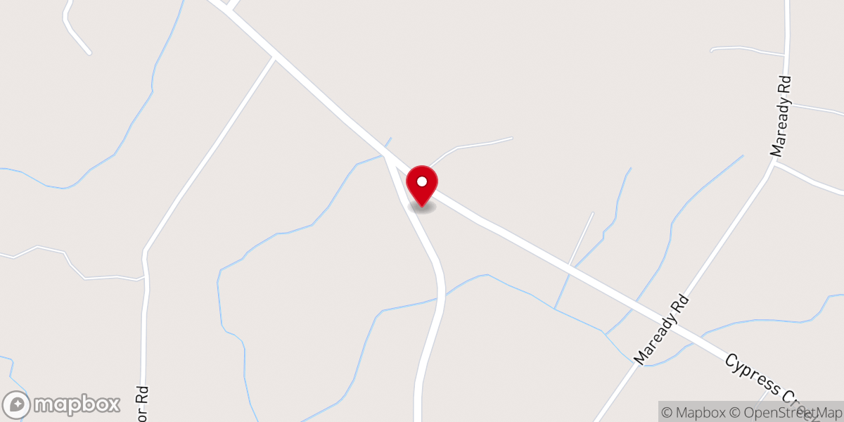 Map showing location of Shiloh Baptist Church