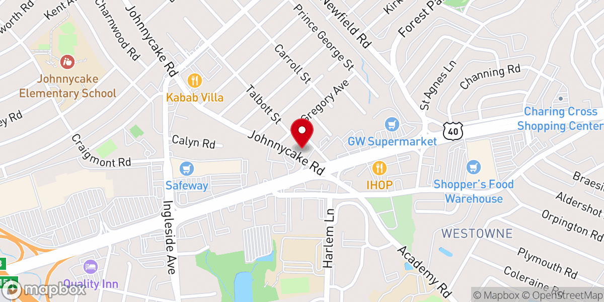 Map showing location of Chin Baptist Mission Church