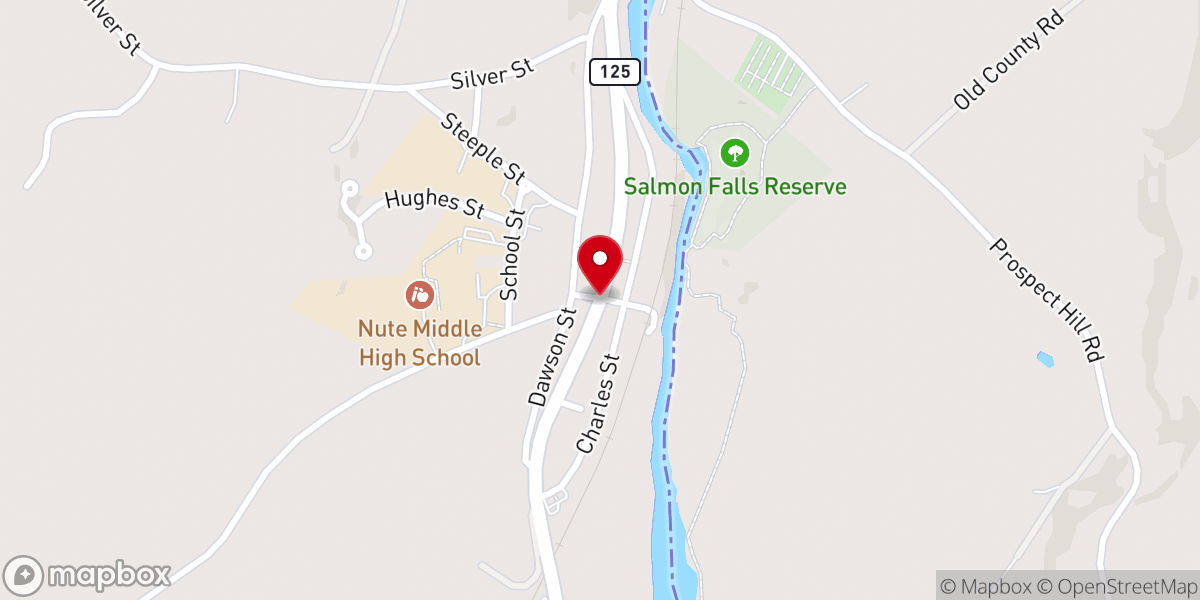 Map showing location of Milton