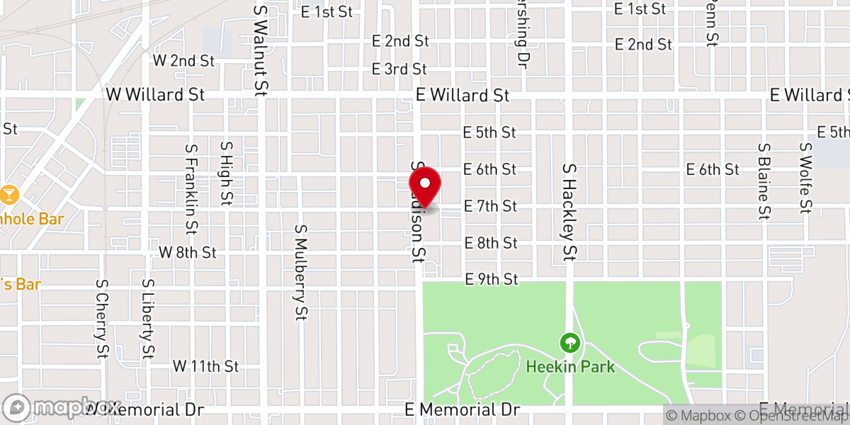 Map showing location of Urban Light Community Church