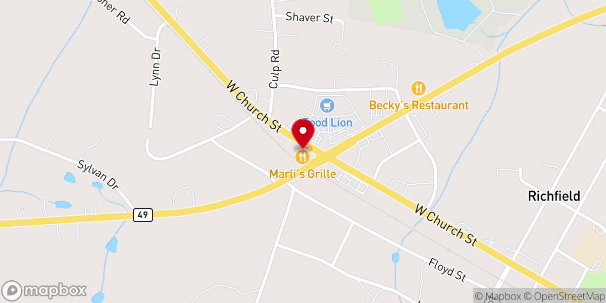 Map showing location of Sunoco
