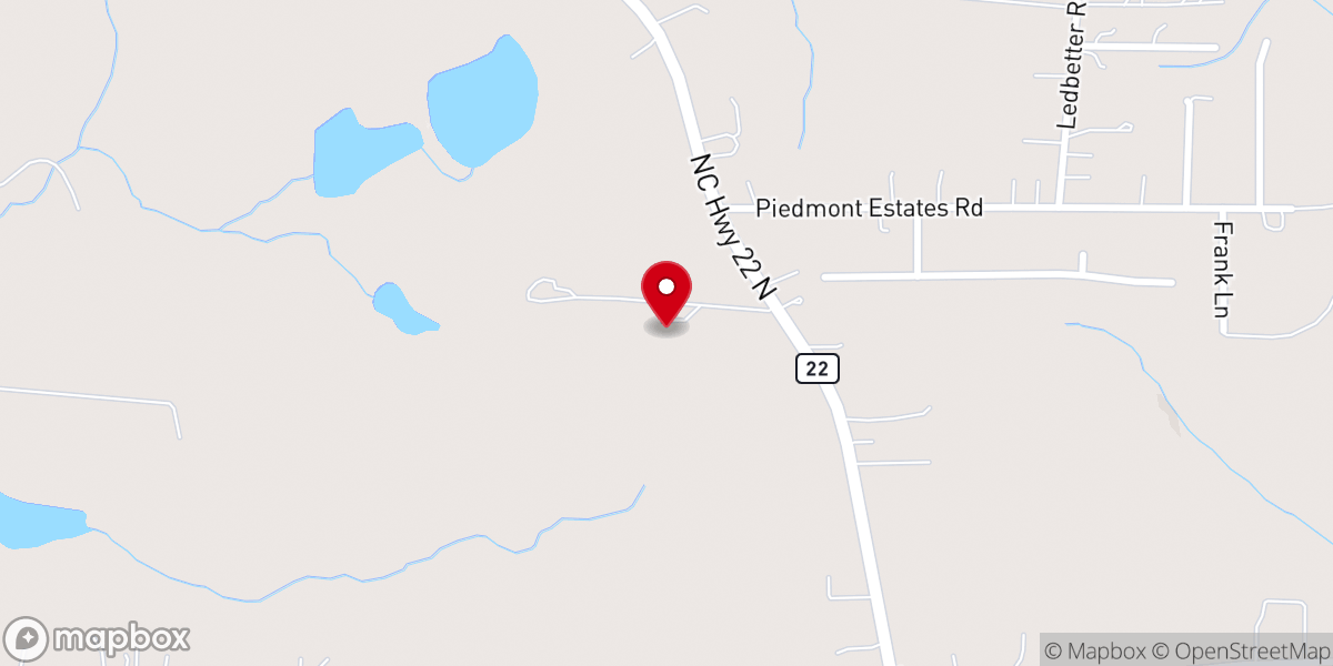 Map showing location of United Methodist Women Grnsbr