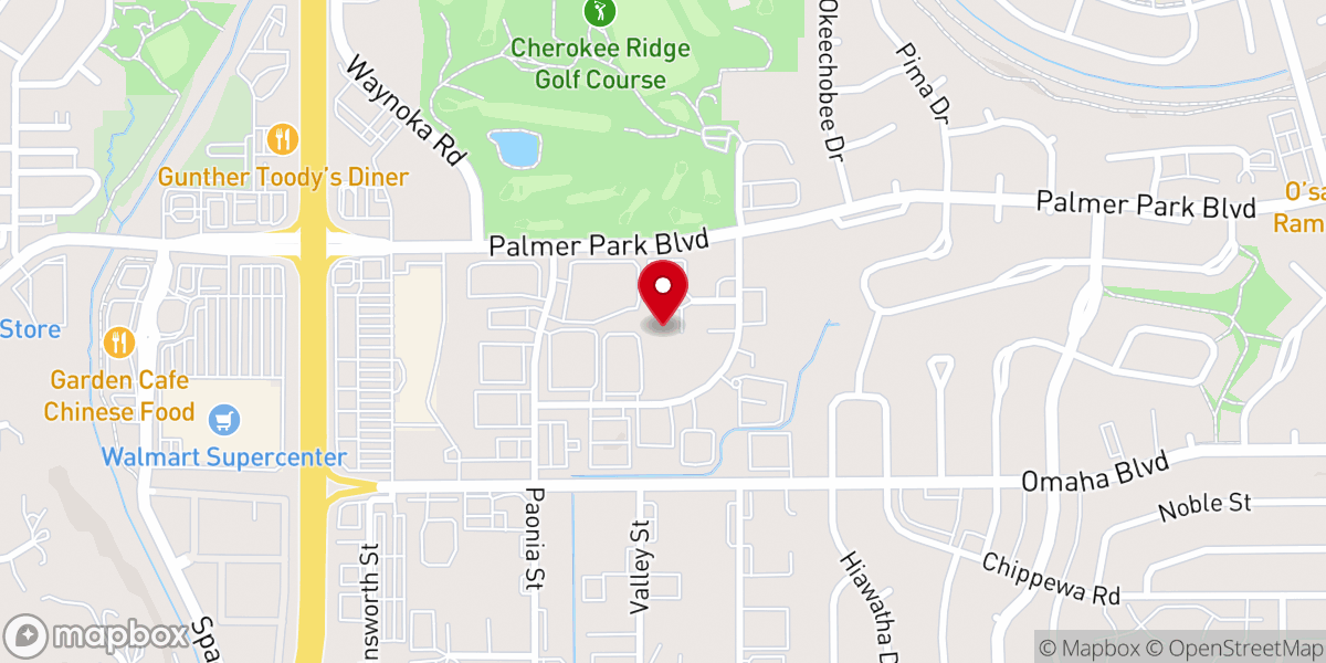Map showing location of Passionate Hope International
