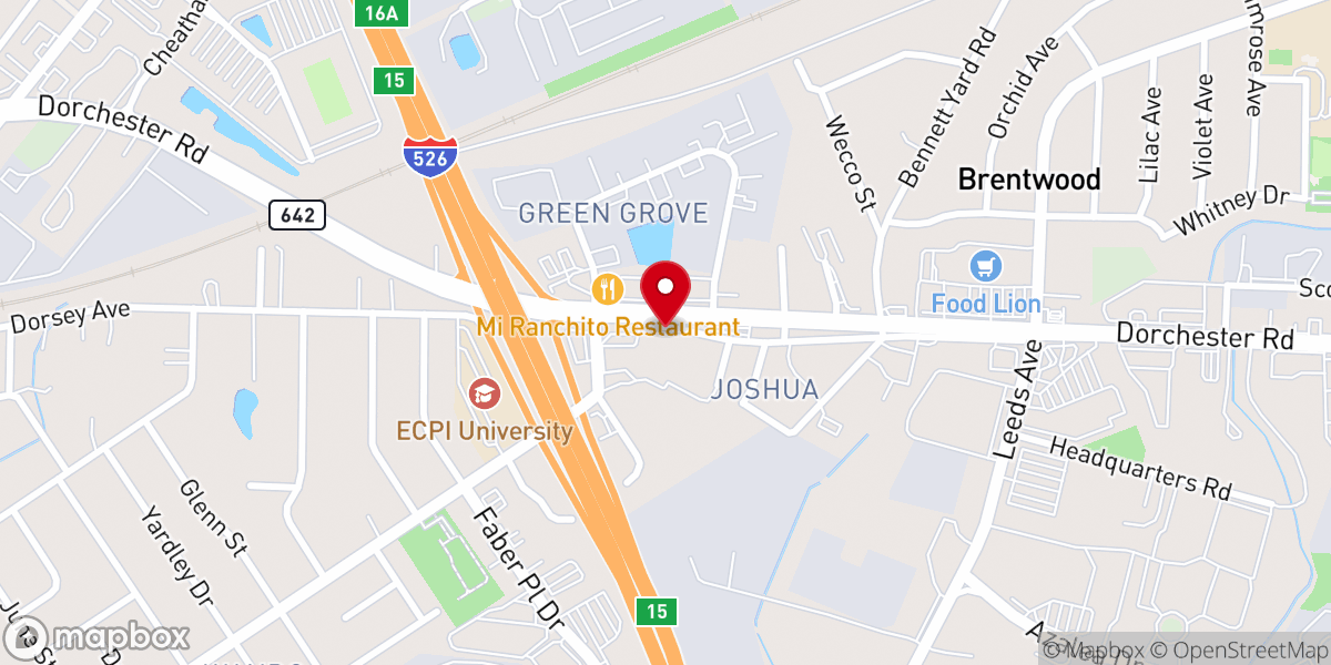 Map showing location of New Zion Rmue Church