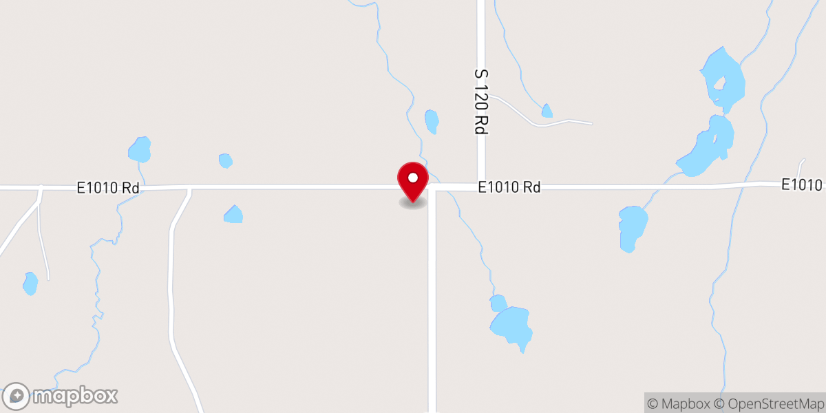 Map showing location of Durant Church