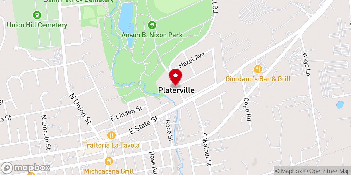 Map showing location of Highway Tabernacle Fire Baptized Holiness Church