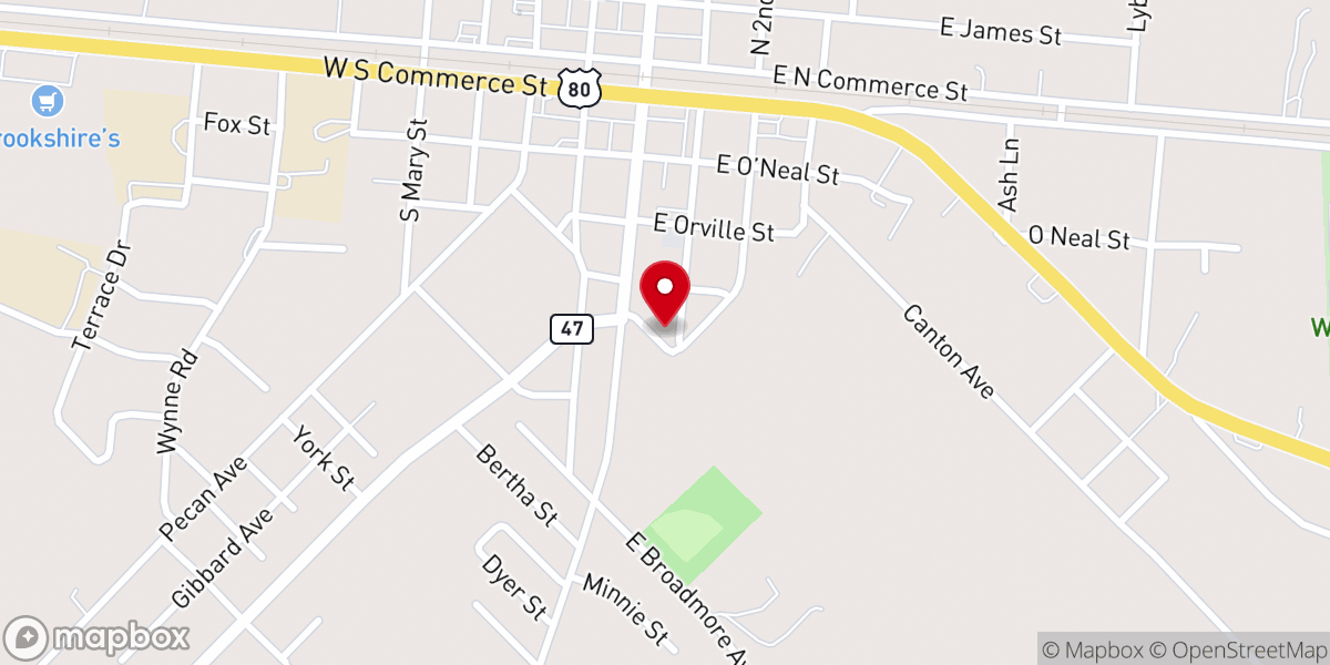 Map showing location of Iglesia Bautista Emanuel