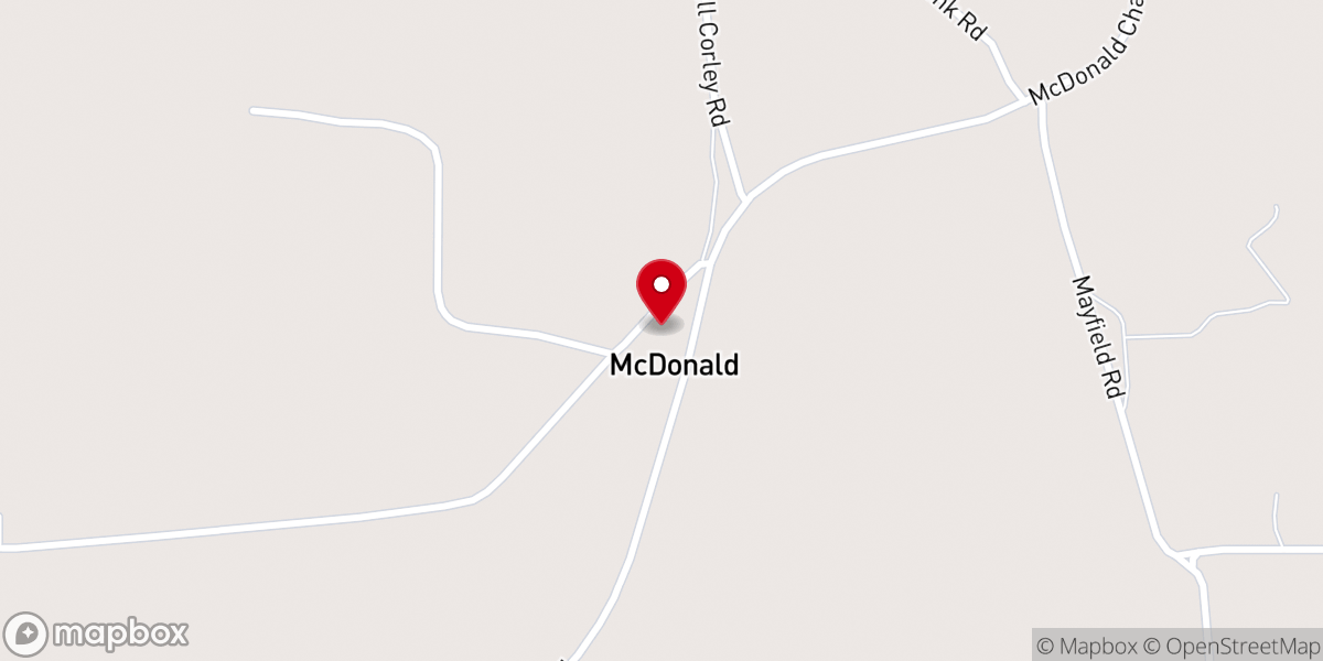 Map showing location of Dwelling Place Church