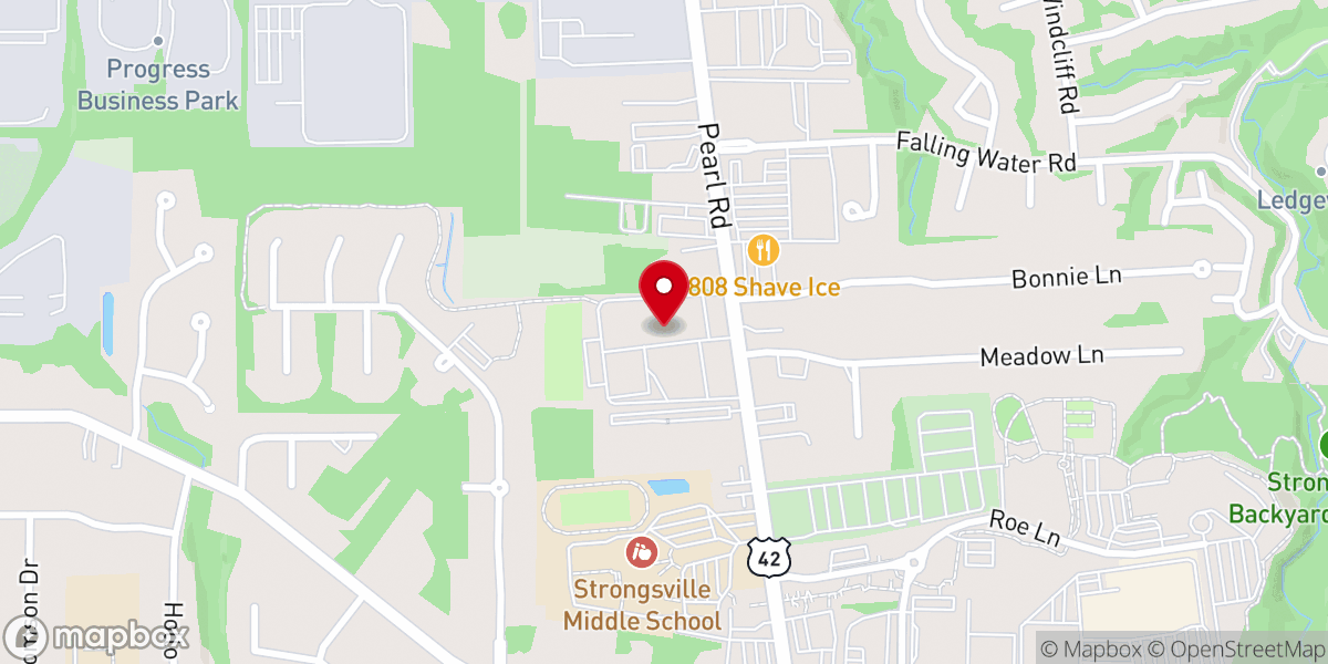Map showing location of Sts. Joseph & John School