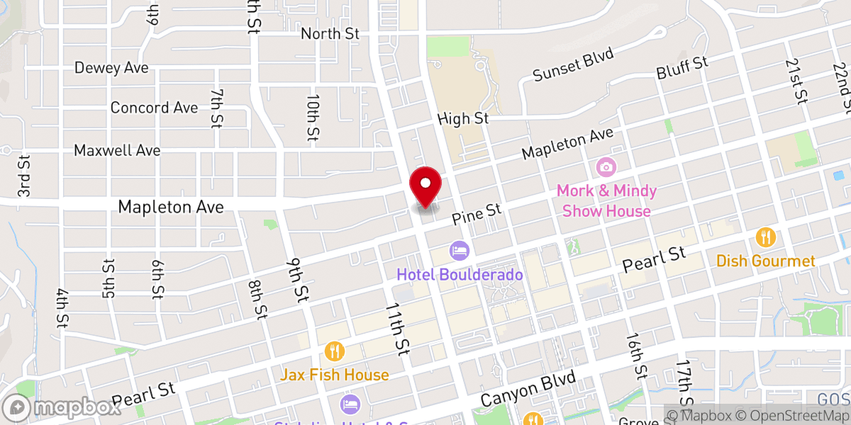 Map showing location of Trinity Lutheran