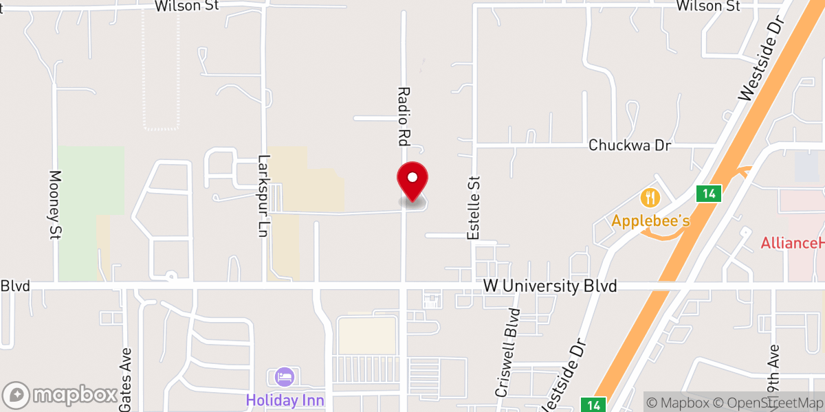 Map showing location of FAITH MISSIONARY BAPTIST CHURCH DURANT, OK 74701