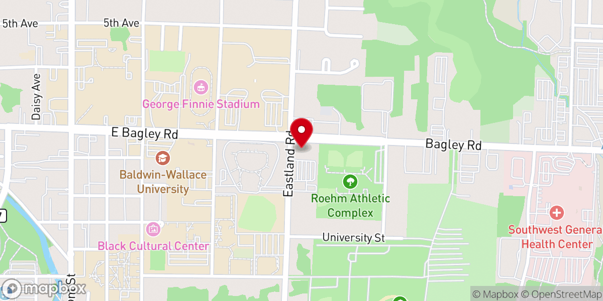 Map showing location of St Paul Lutheran Church