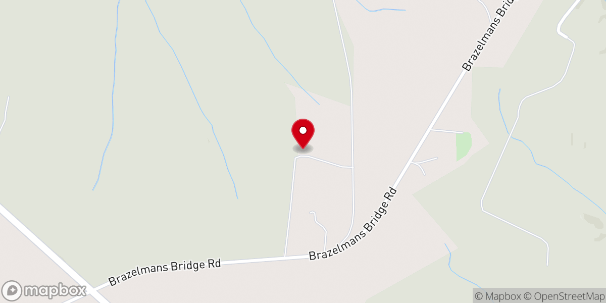 Map showing location of Kings Creek Church
