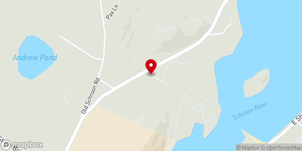 Map showing location of Word of Life Ranch and Ridge Camp