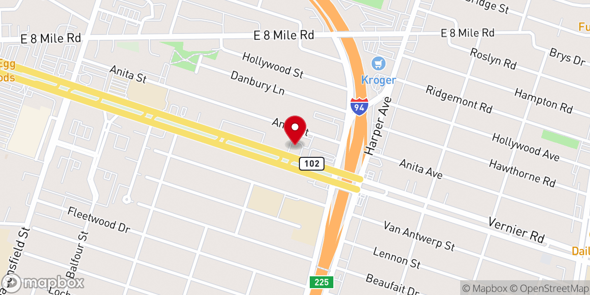 Map showing location of Redeemer United Methodist Church