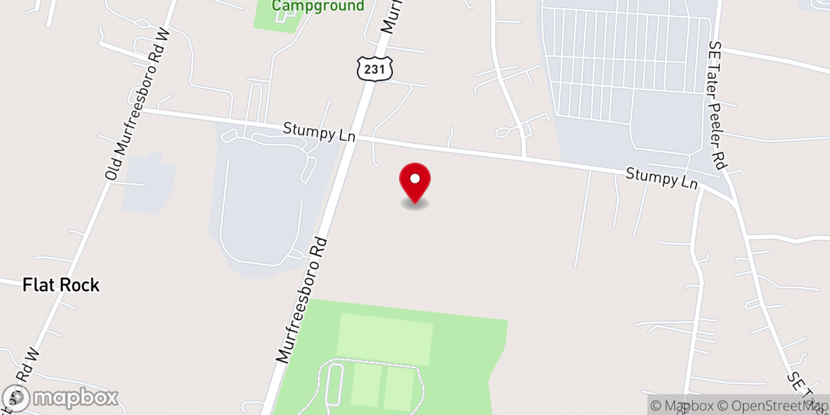 Map showing location of Love's Way Church