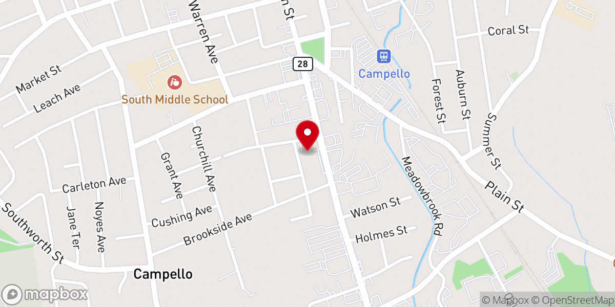 Map showing location of Converge Christian Center