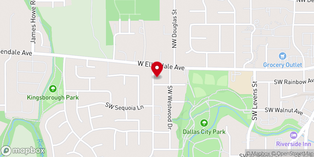 Map showing location of Victory Life Church