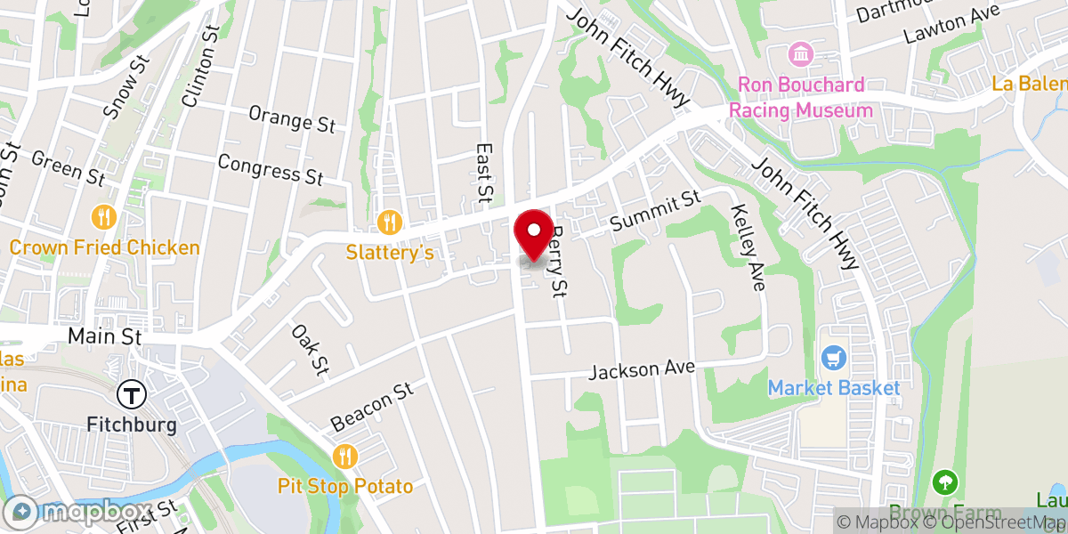 Map showing location of Faith Christian Church-Our Father's Table Soup Kitchen