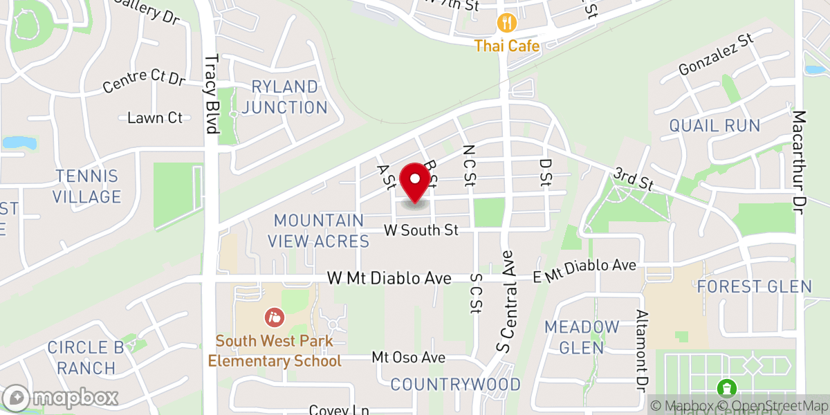 Map showing location of South Side Community Organization (Guadalupe Center)