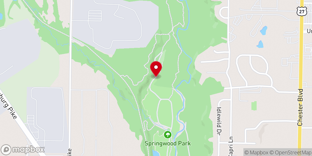 Map showing location of Springwood Chapel
