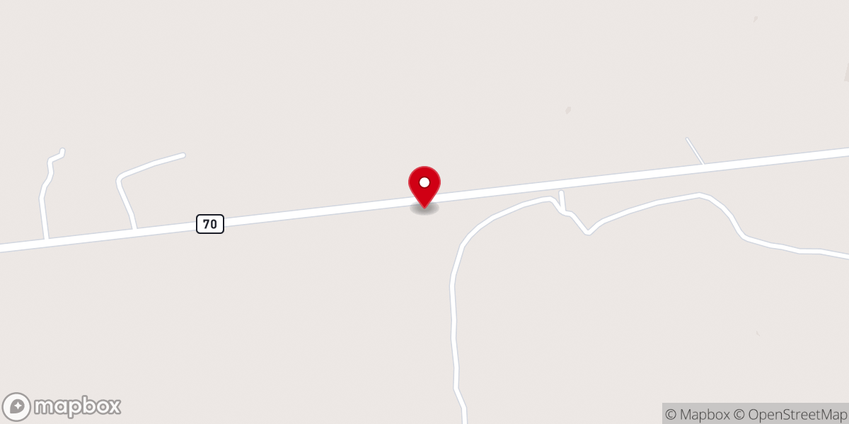 Map showing location of Trinity Pentecostal Church