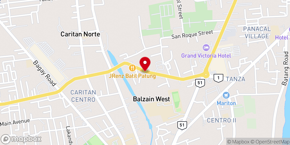 Map showing location of Church of Christ at Regional Center
