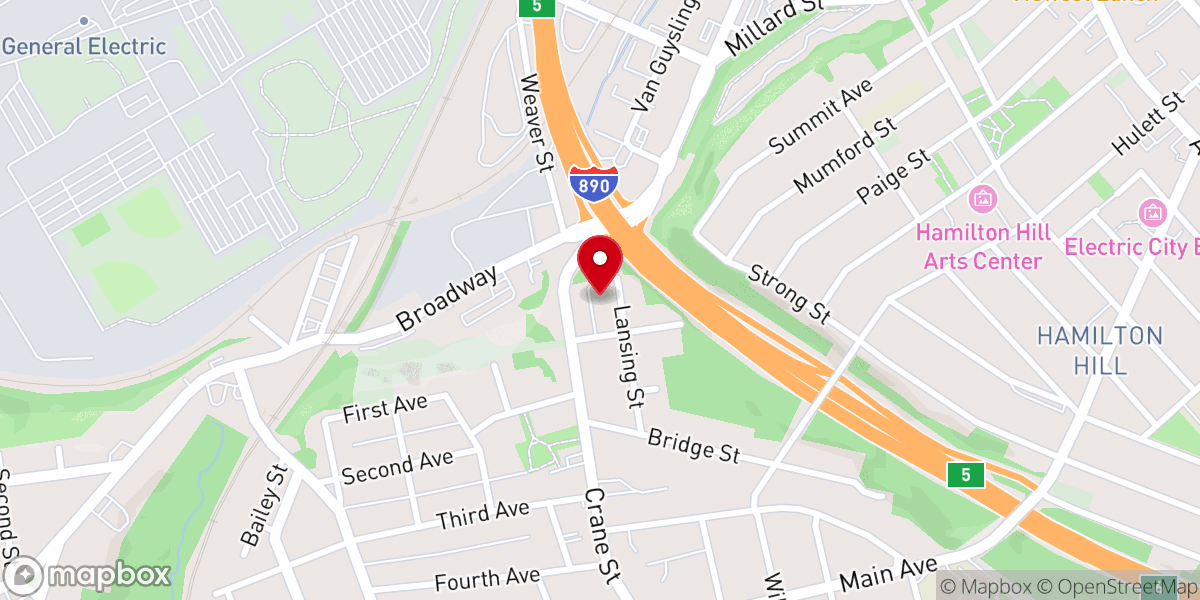 Map showing location of Church of St. Adalbert