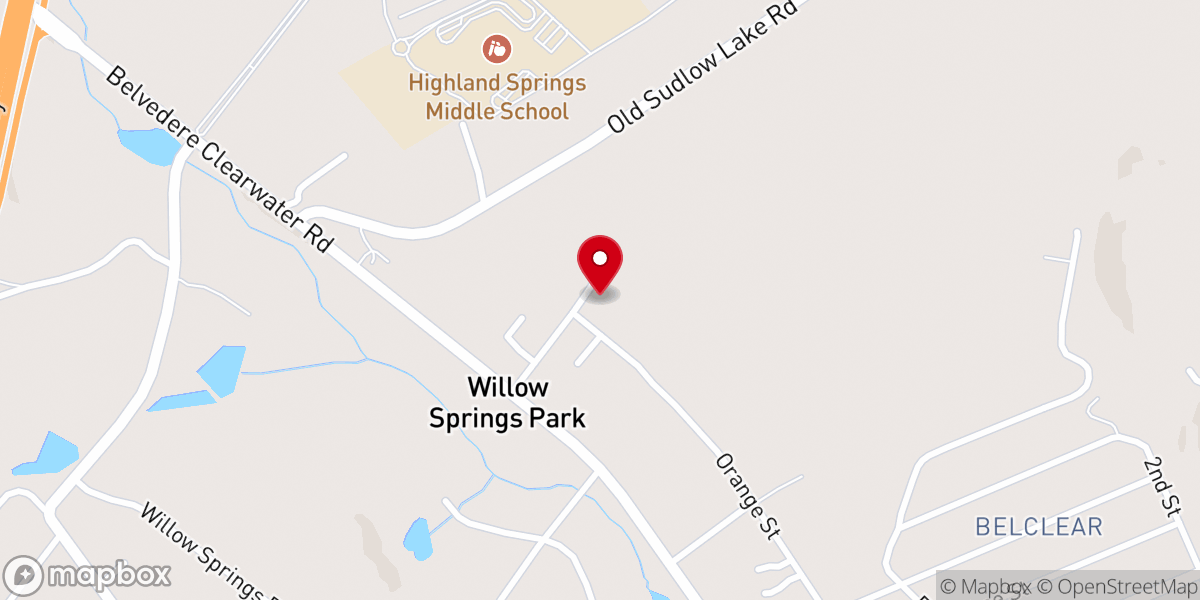 Map showing location of New Horizon Outreach Ministry