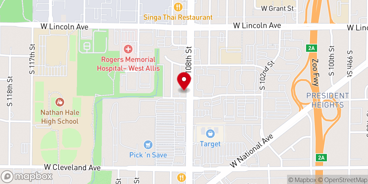Map showing location of Journey of Faith Church