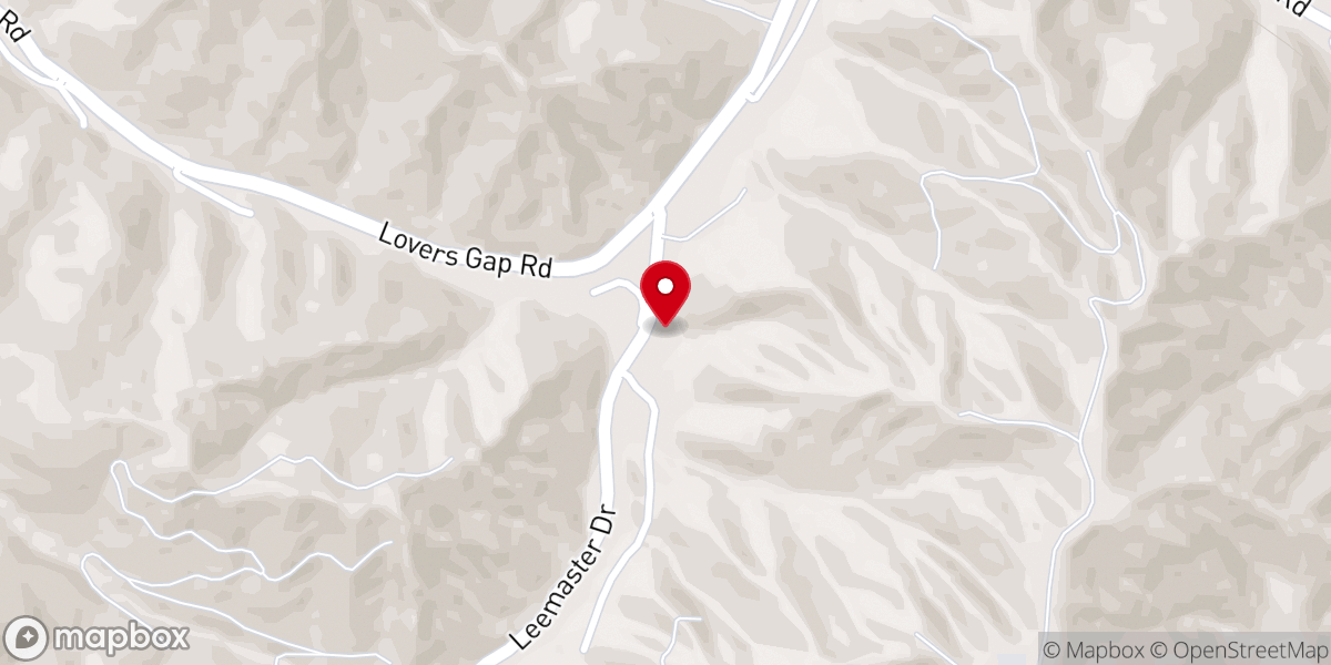 Map showing location of Looney's Chapel United Methodist Church