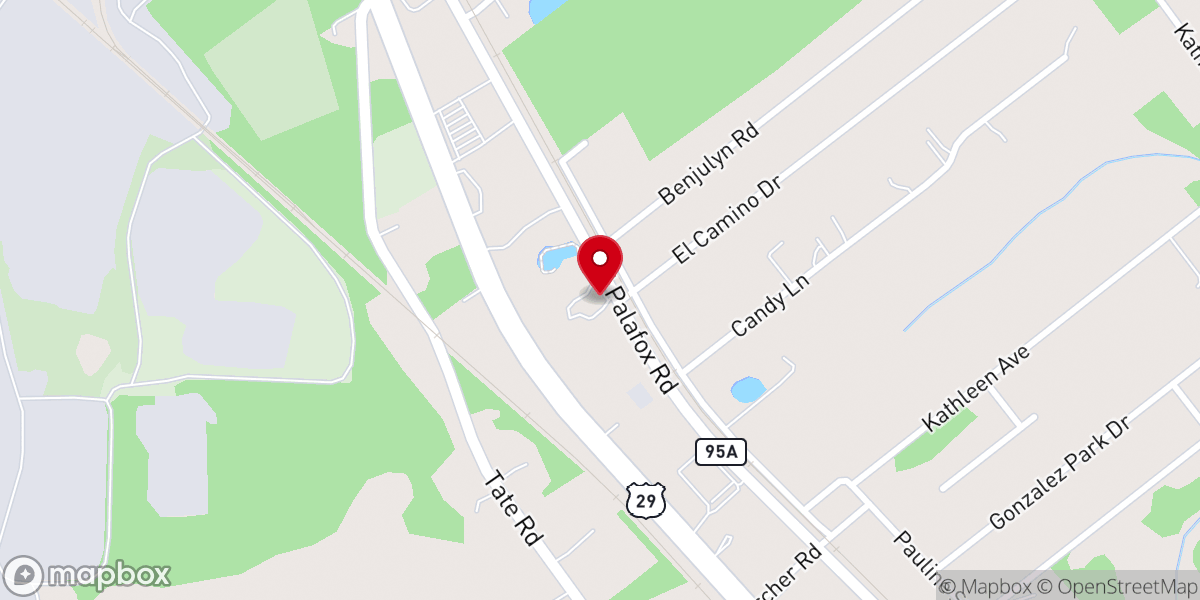 Map showing location of St Monica's Episcopal Church