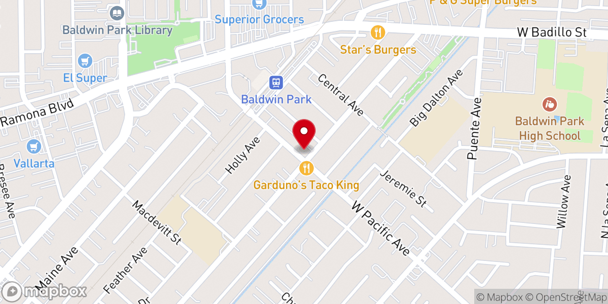 Map showing location of Apostolic Worship Epicenter