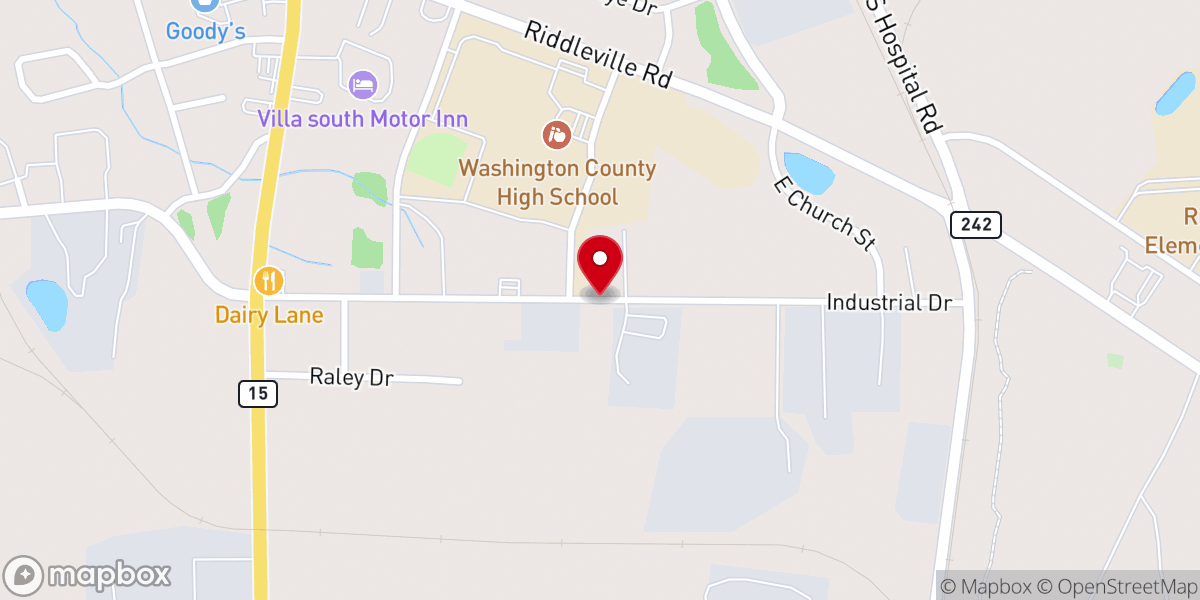 Map showing location of Cathedral Of Faith