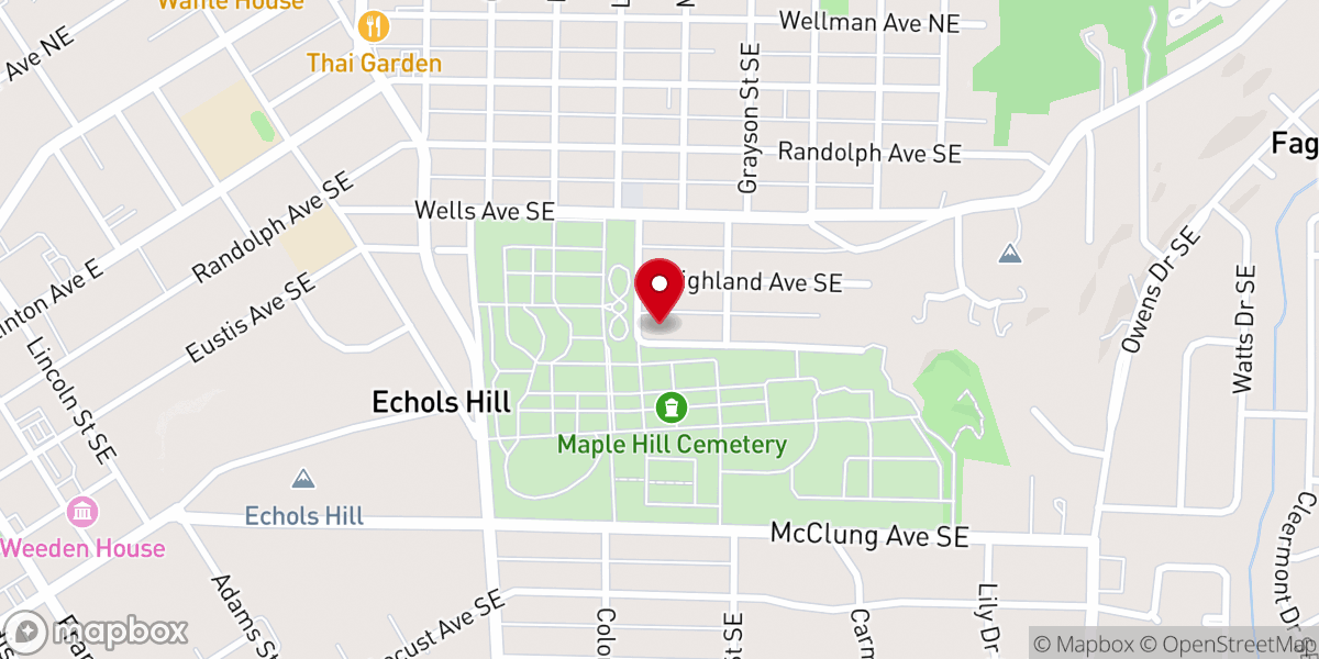 Map showing location of Our Lady, Help of Christians Catholic Church