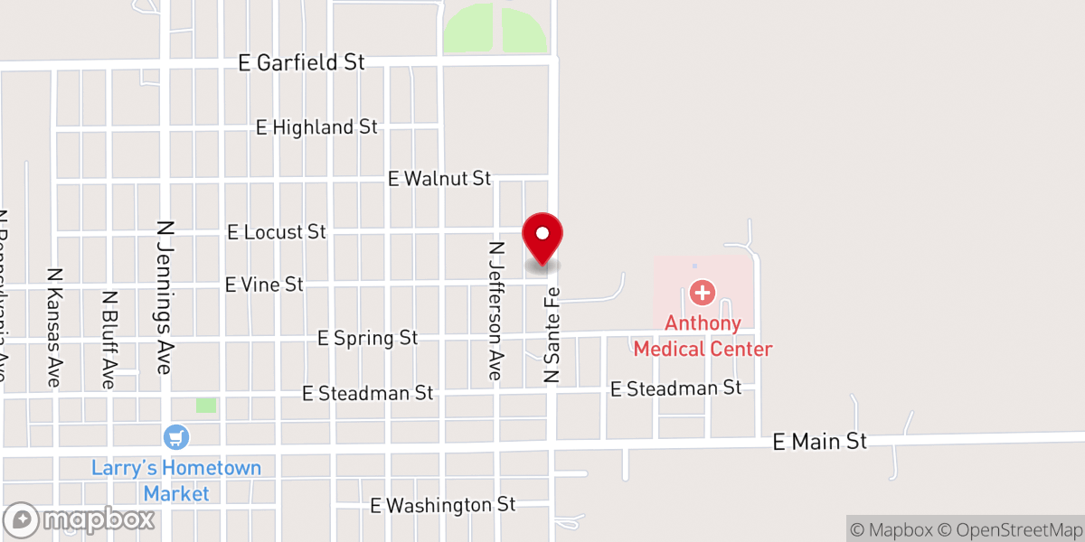 Map showing location of Revolution Fellowship