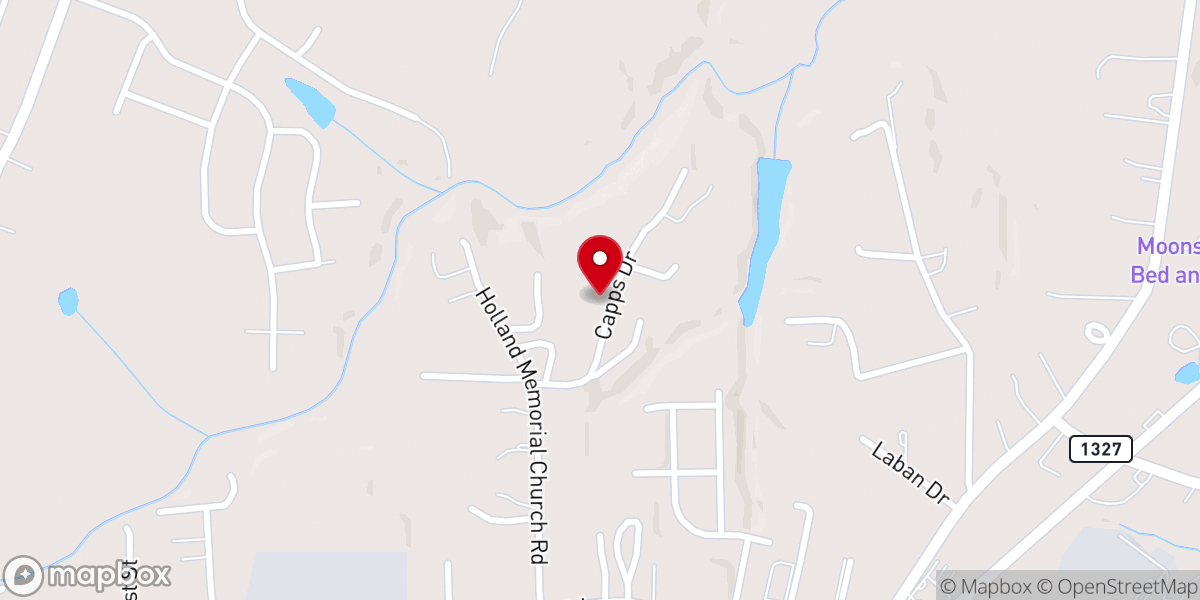 Map showing location of Liberty United Glorious Church