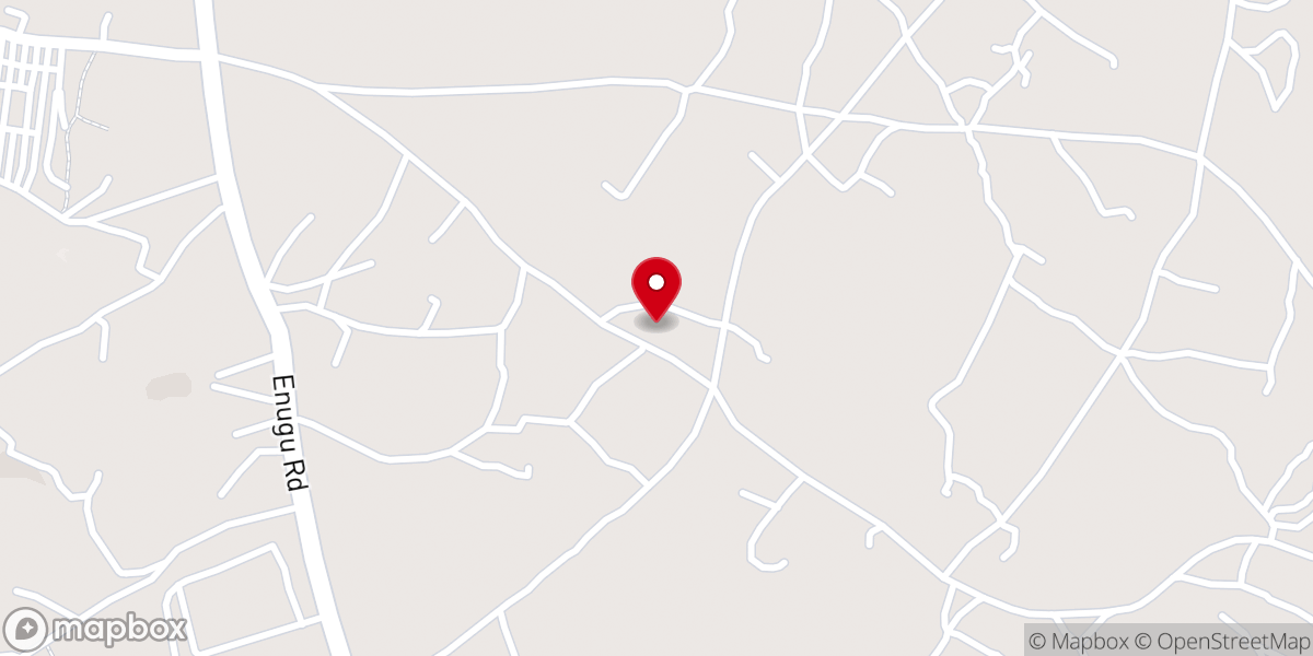 Map showing location of St. Jude Catholic Parish Iheagu Nru