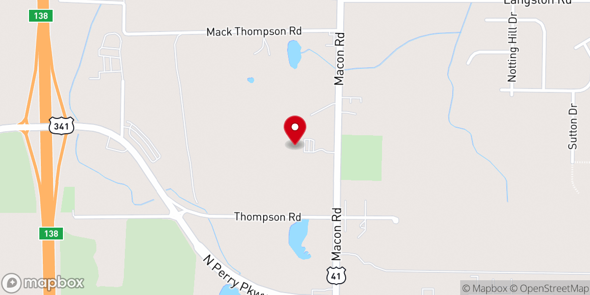 Map showing location of Freedom Church
