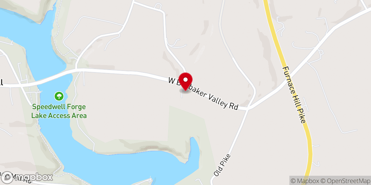 Map showing location of Cornerstone Church