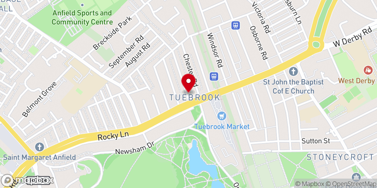 Map showing location of RCCG Dominion Assembly