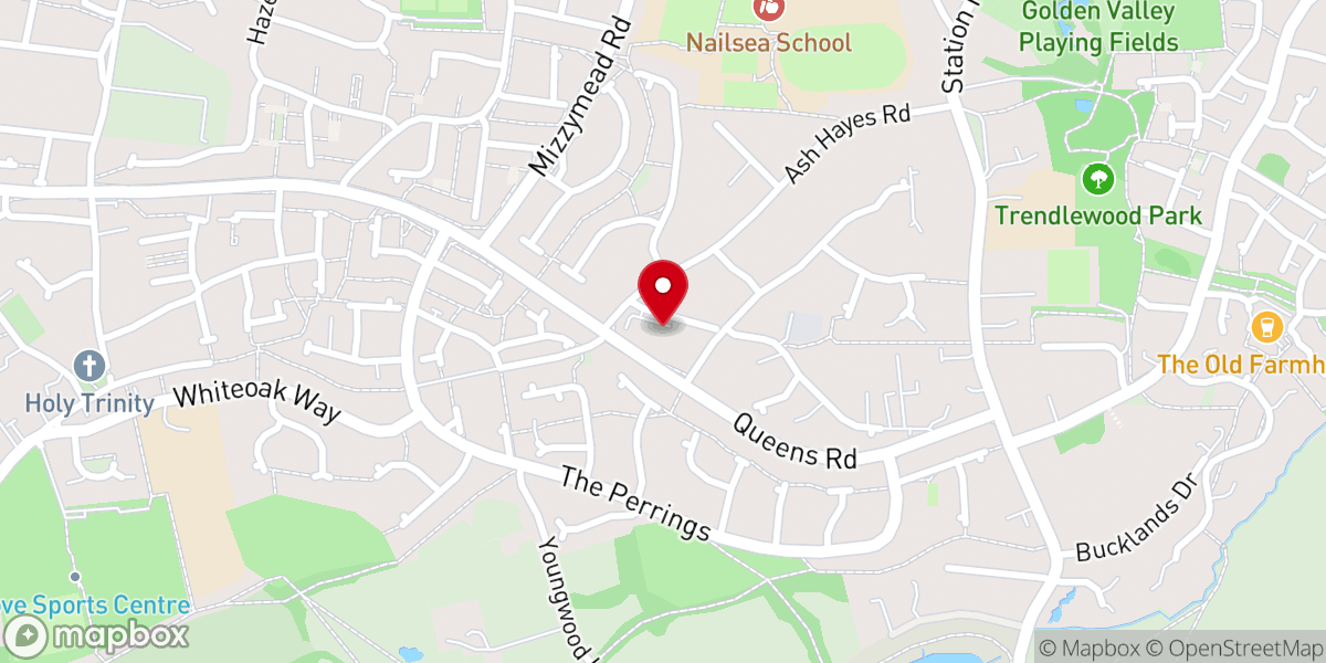Map showing location of St Francis of Assisi Church