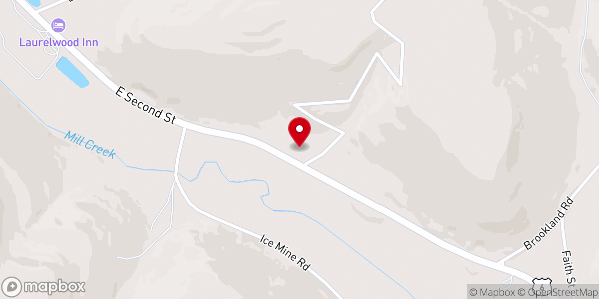 Map showing location of God's Country Ministries